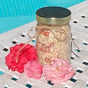Wild Rosehip Foot Soak Bath Salts Gift Hand Crafted Home New